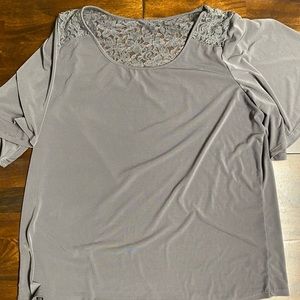 Torrid Grey Blouse size 2